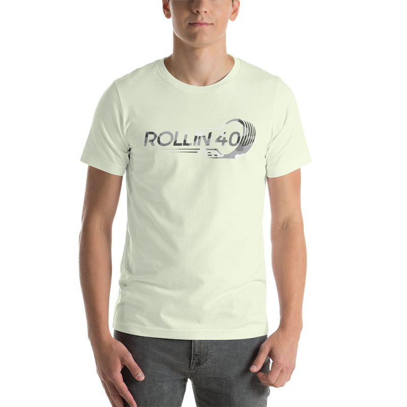 The Rollin 40 Gray and White Camo Cruiser T-Shirt